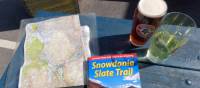 Slate trail book and a pint! | John millen