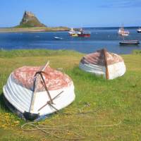 Up turned cobles, Holy Island | John Millen