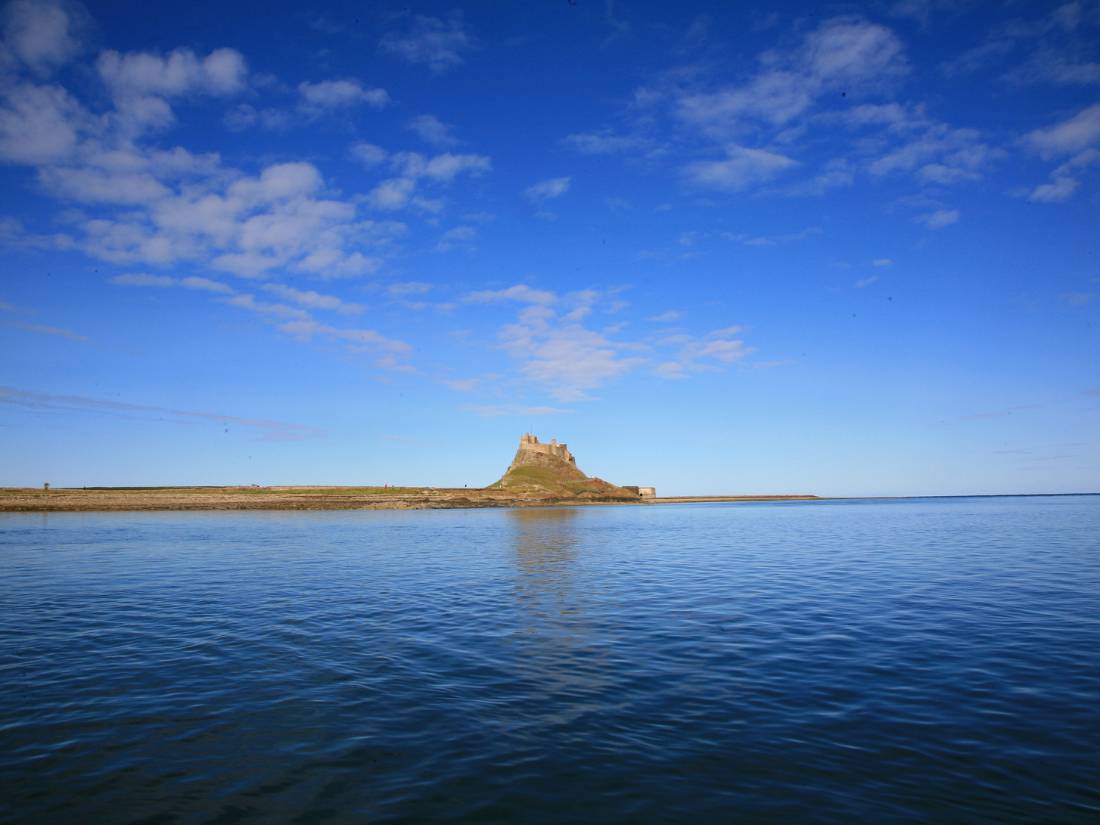 Lindisfarne from across the water |  John Millen