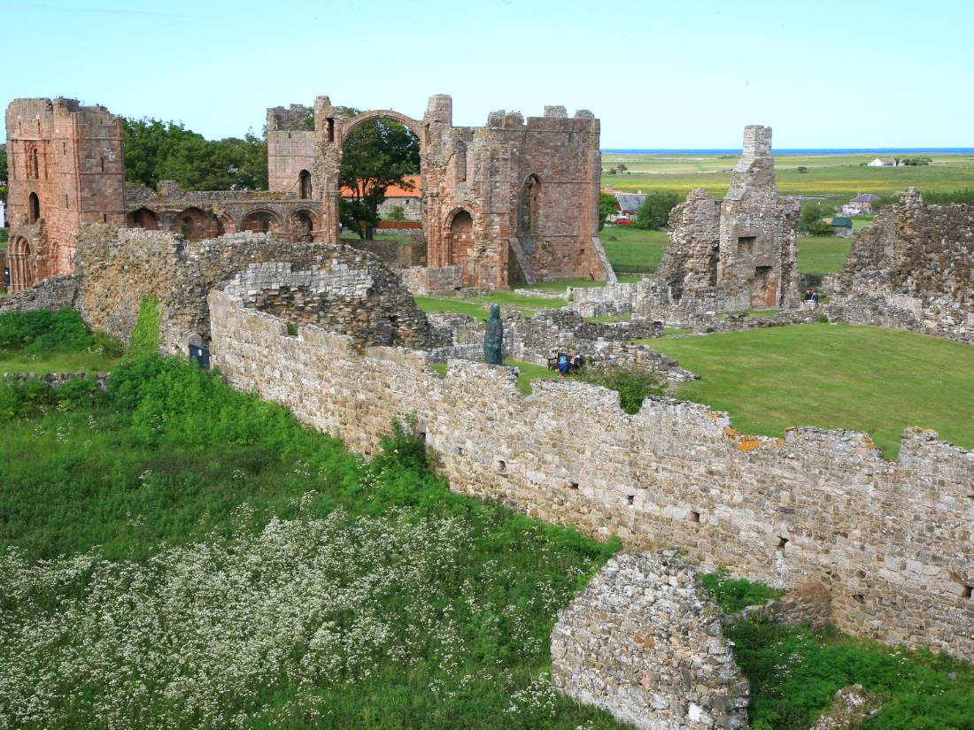 Lindisfarne Priory in the meadows |  John Millen