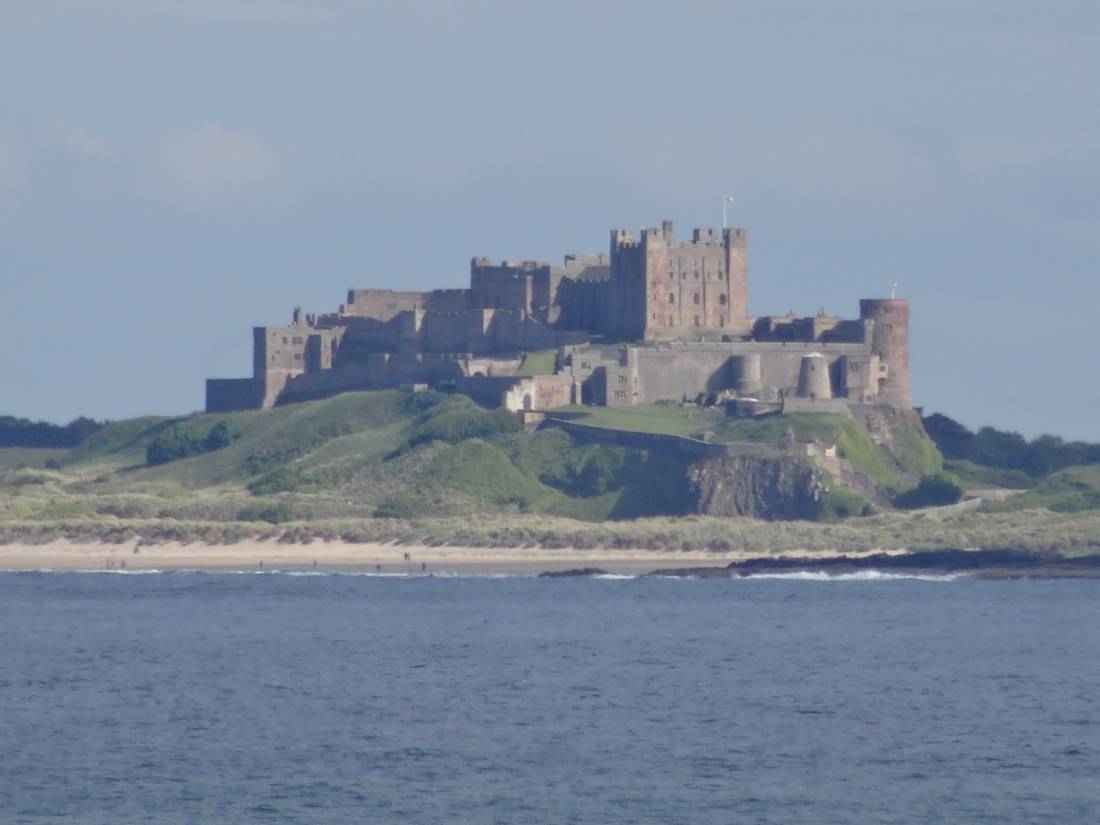 Bamburgh Castle from Holy Island |  John Millen