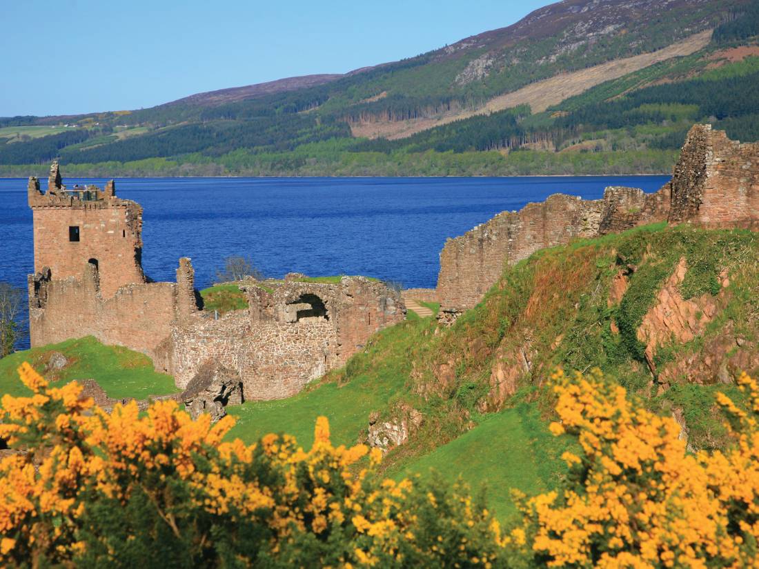 Castle Urquhart, on the north shore of Loch Ness