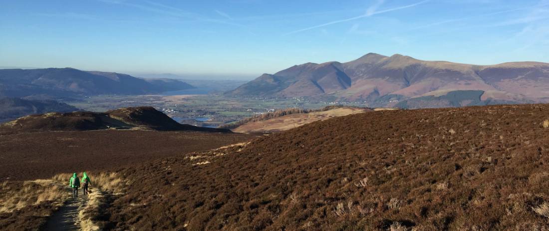 Keswick and Skiddaw from Bleaberry Fell in the Lake District |  Fiona Marshall