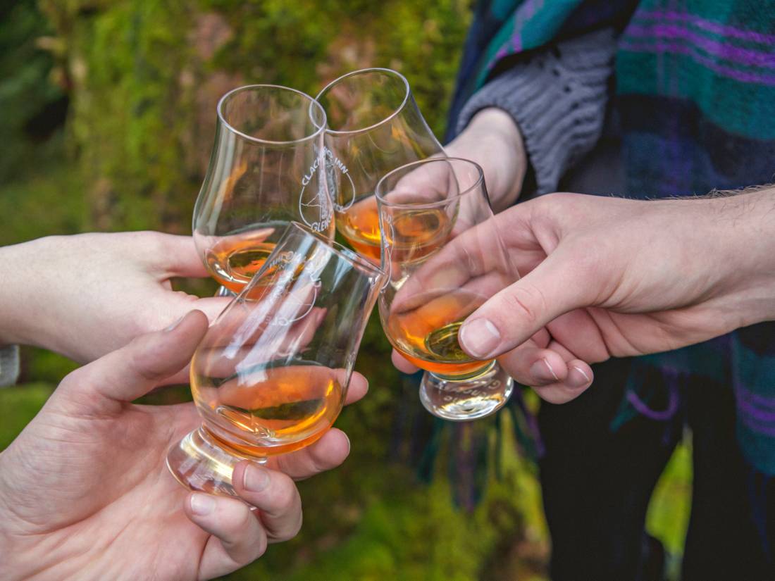 Friends sharing a whisky dram, Scotland |  David N Anderson