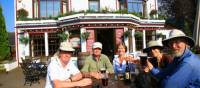 A well earned drink at 'Fiddlers' Pub Drumnadrochit