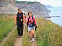 Approaching the end of the Coast to Coast near Robin Hood's Bay |  John Millen