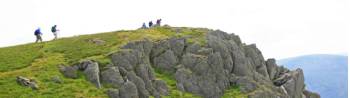 At Kidsty Pike; the highest point on the Coast to Coast walk - Photo: John Millen