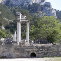 The ancient Greco-Roman ruins of Glanum