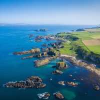 Aerial view of the Causeway Coast and Ballintoy | Chris Hill Photographic