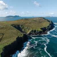 Aerial View Dingle  with Skellig Michael - Failte Ireland - Islander