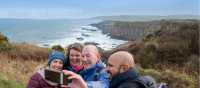 Clifftop Hikers on the Giant's Causeway | Rob Durston