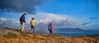 Hikers on the skyline, Sheep's Head Trail | Outlier