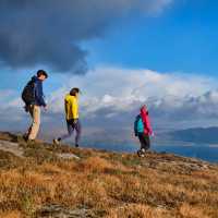 Hikers on the skyline, Sheep's Head Trail | Outlier