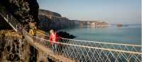 Crossing the Carrick-a-Rede Bridge | Rob Durston