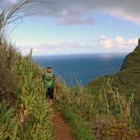 On the way down to Fajã da Quebrada Nova | Peggy Dion