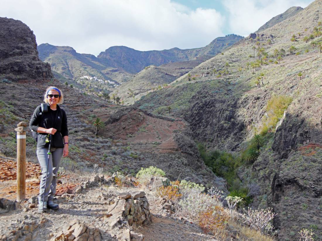 A walker on the trail below Imada, La Gomera |  <i>John Millen</i>