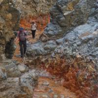 Inside the crater, La Palma island