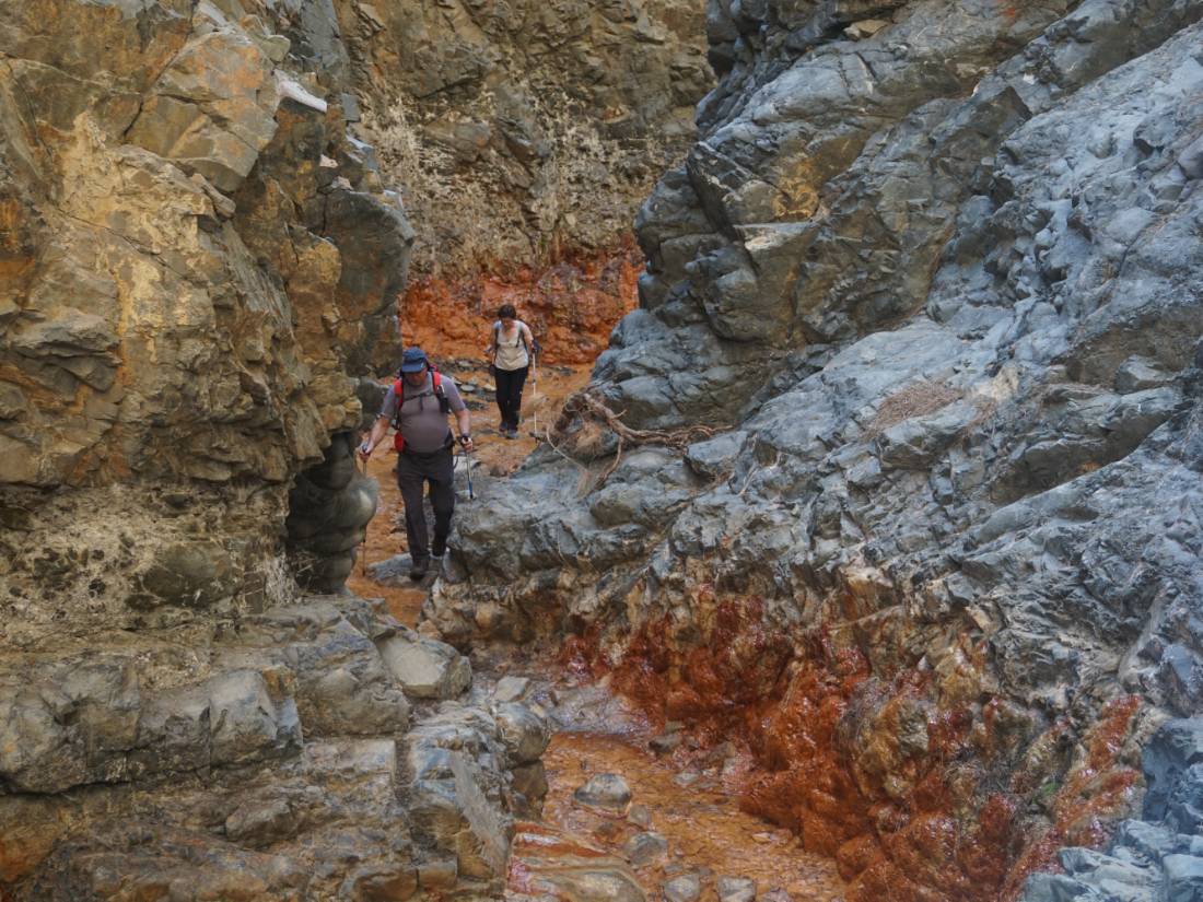 Inside the crater, La Palma island