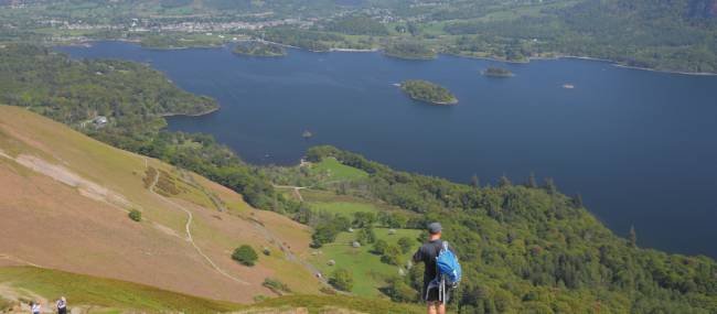 Descending Cat Bells looking towards Keswick | John Millen