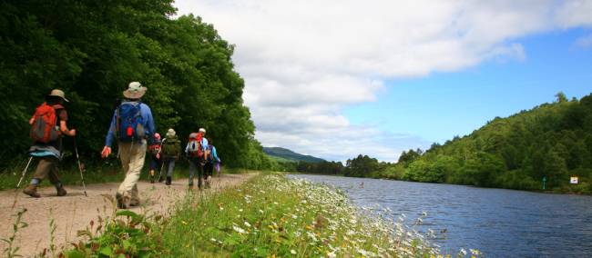 Hiking along the Great Glen Way