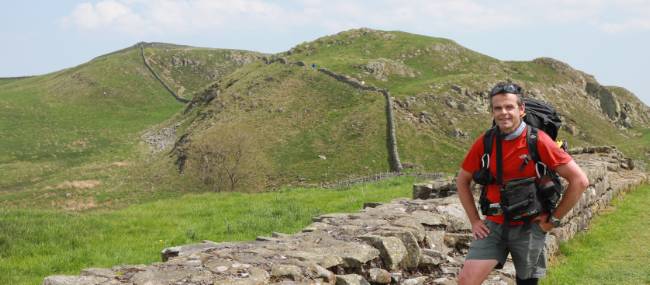 Hadrians Wall over the hillsides | John Millen