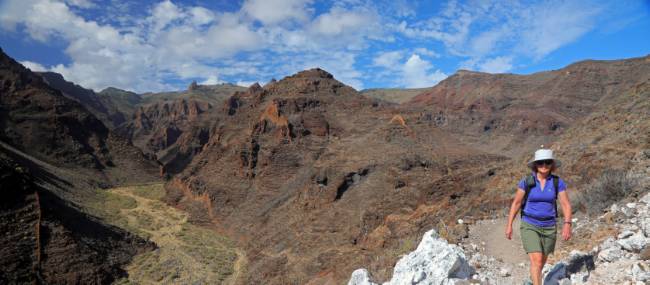 A hiker on her travels in La Gomera | John Millen