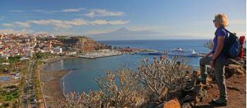 Overlooking San Sebastian harbour from the trail | John Millen